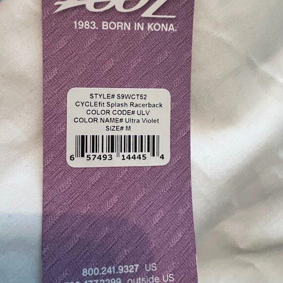 Women's Zoot Cycle Fit Splash Racerback Tank. NWT - Picture 5 of 5